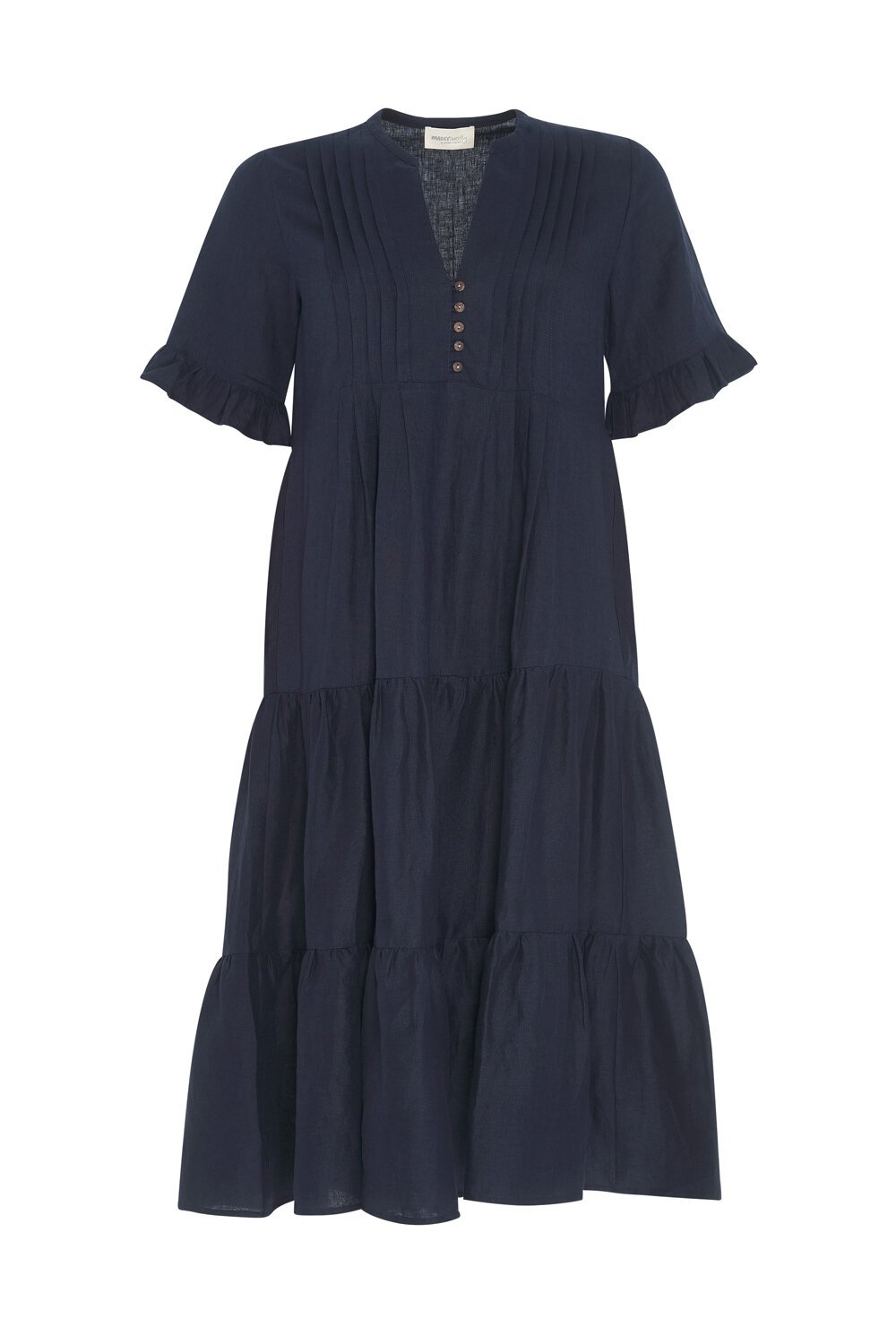 knee length dresses for ladies Heavyweight Linen Midi Dress - Gray Linen Dress - Linen Dress with Pockets - Boho Linen Dress with Belt