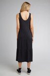 AAE Linen Midi Dress (Black)