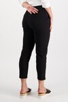 7/8 Length Elastic Waist Pant (Black)