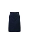 Skirt with Centre Back Vent (Navy)