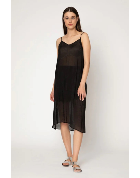 Gladys Slip Dress (Black)