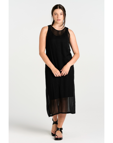 Lattice Dress (Black)