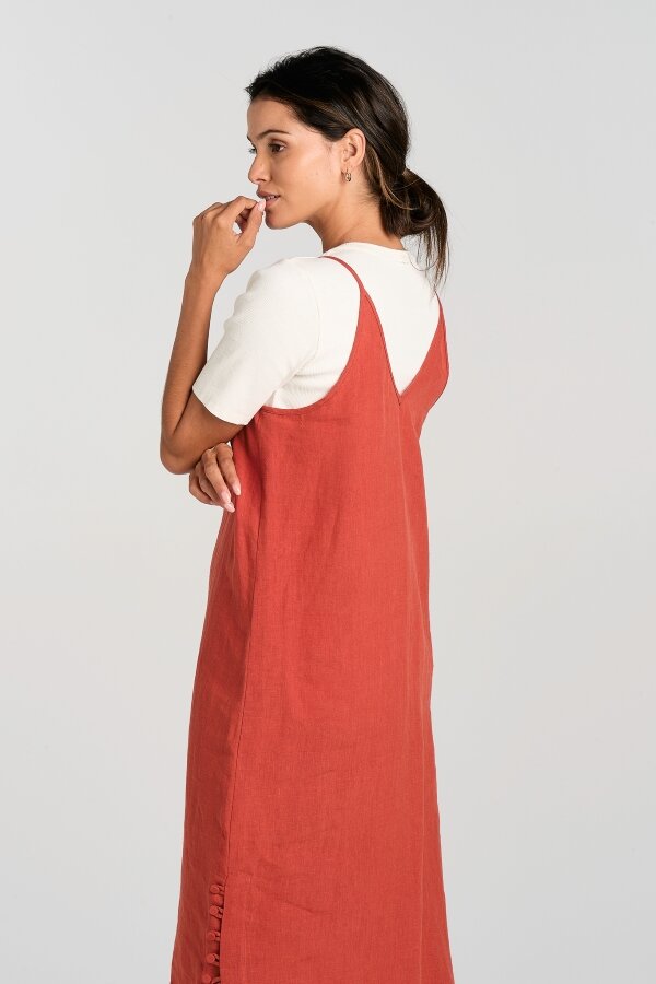 open lace back dress Burnt Orange Chiffon Short Sleeve V-Neck Wrap Pleated Bridesmaid Dress Change Color from Swatches / XXL / N16