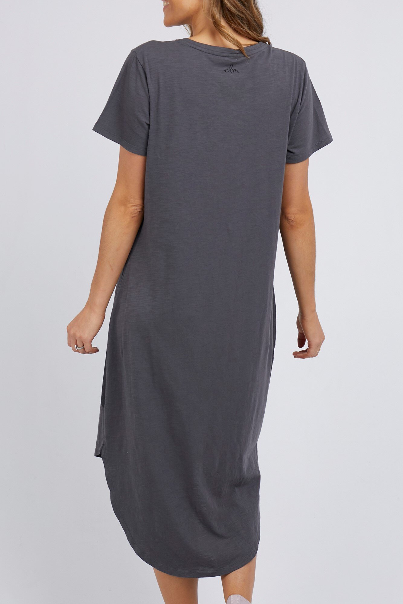 Falling Stars Dress (Charcoal) - Dresses : Just Looking - Elm S22 Sale S22 Falling Stars Dress (Charcoal) - Dresses : Just Looking - Elm S22 Sale S22