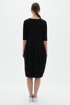 Diagonal Seam Dress (Black)