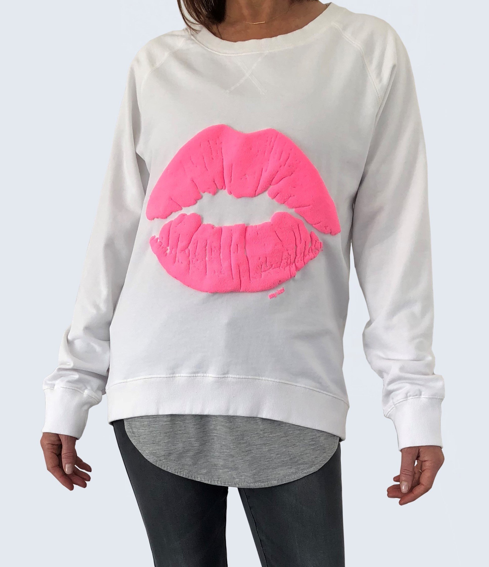 MyIzzi Sweater Puff Lip - Tops : Just 