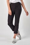 Skinny Leg 7/8 Length Lightweight Pull On (Black)