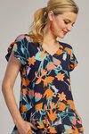 Lily Pily Dress (Navy Multi)