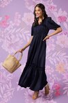 Andorra Midi Dress (Indigo)