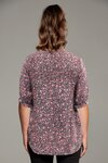 Milan S/S Shirred Top (Blush Ditsy)