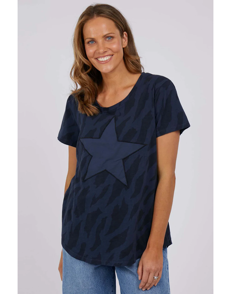 Wild Side Tee (Navy)