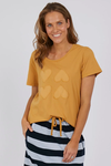 Fall In Love Tee (Mustard)