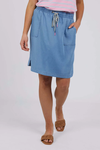 Emmy Chambray Skirt (Blue)