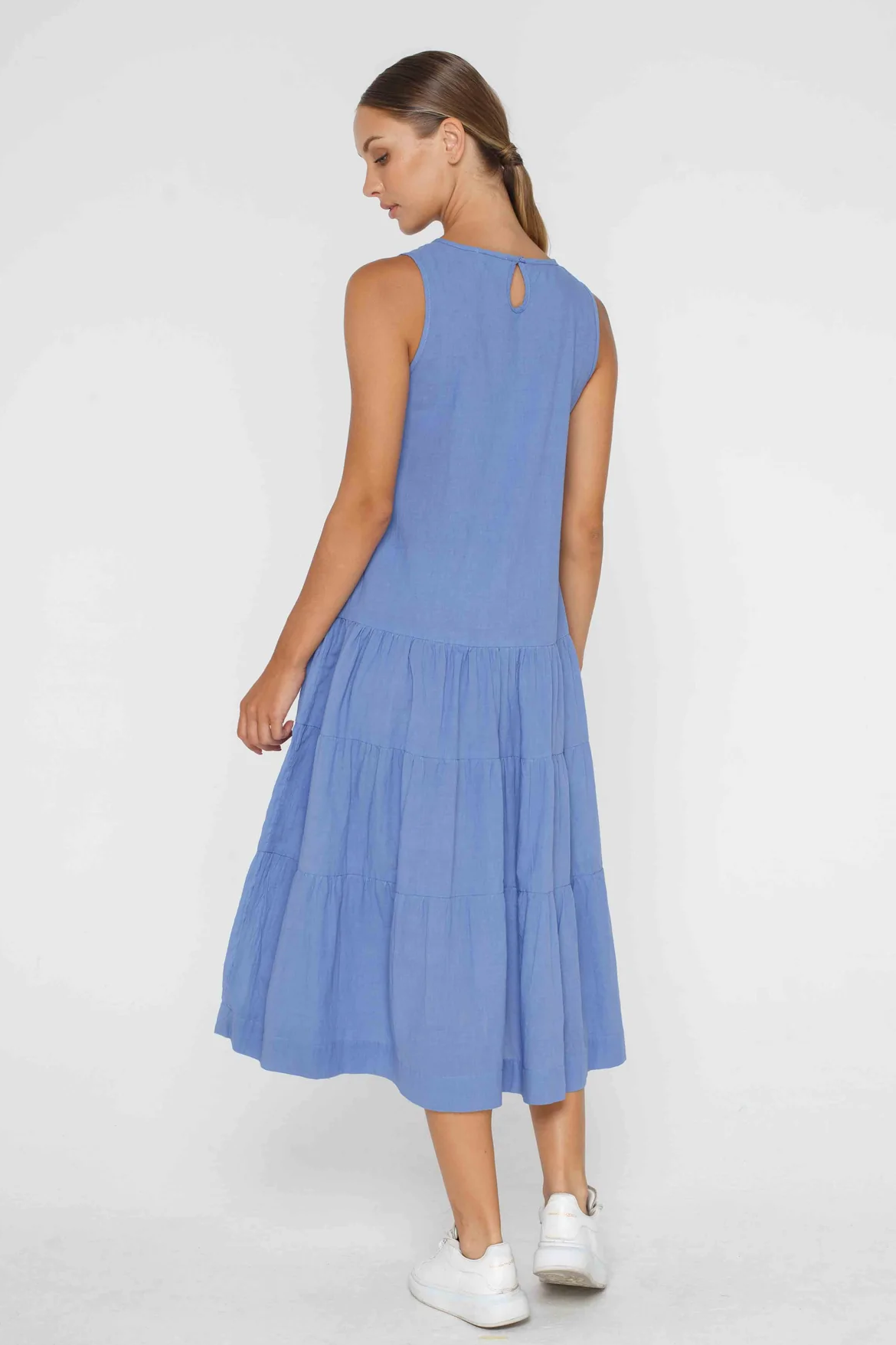 DS Blue Cosmic Sleeveless Dress