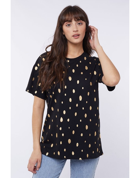 Remi Spot Tee (Black)