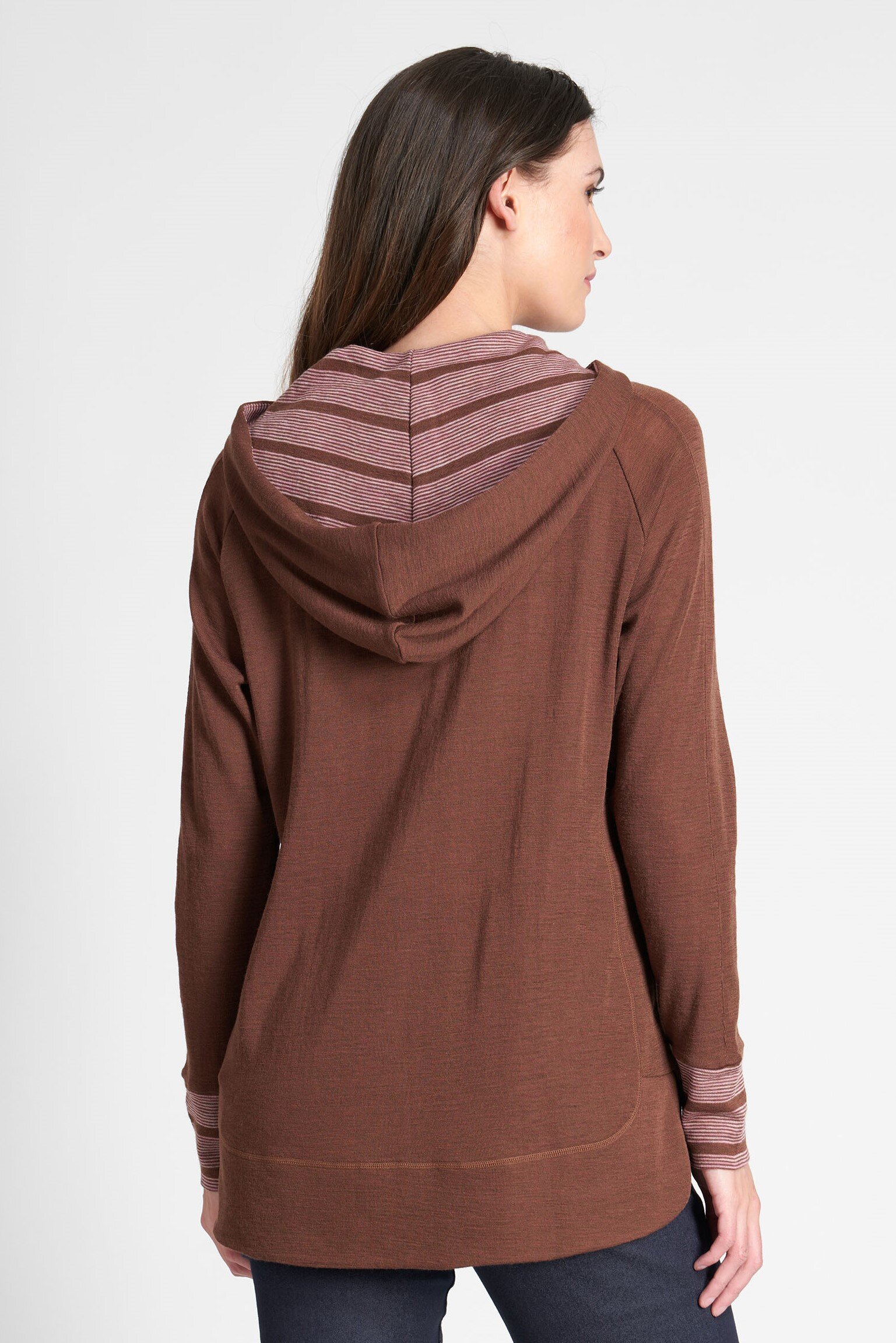 Merino Sportswear Jacket (Toffee Marle/Mini Stripe) LabelsFoil