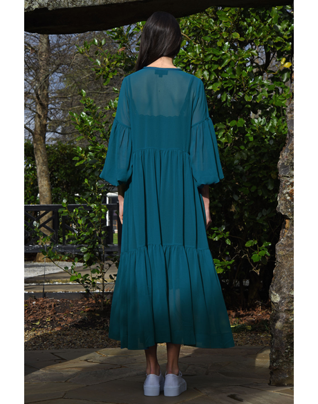 Swept Away Dress (Blue) - Dresses : Just Looking - Curate W23