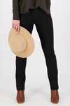 Slim Leg Full Length Ponti Pull On (Black)