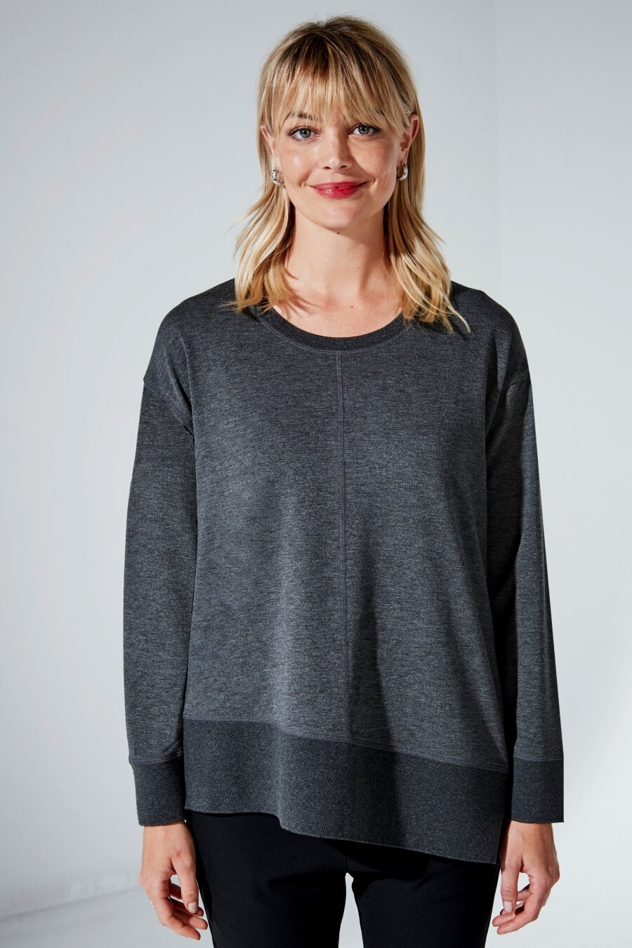 converge top / charcoal marle