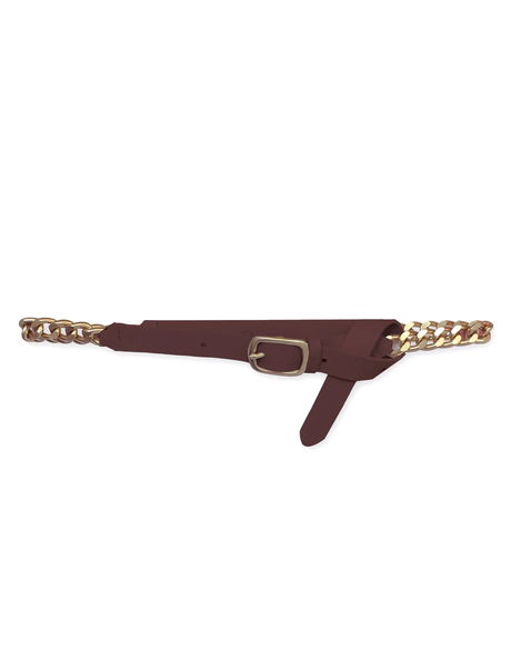 Chain Belt (Chocolate Calf)