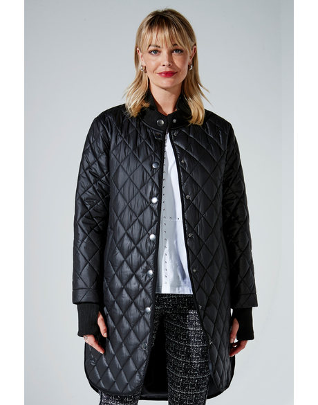 Vannes Quilted Jacket (Black)