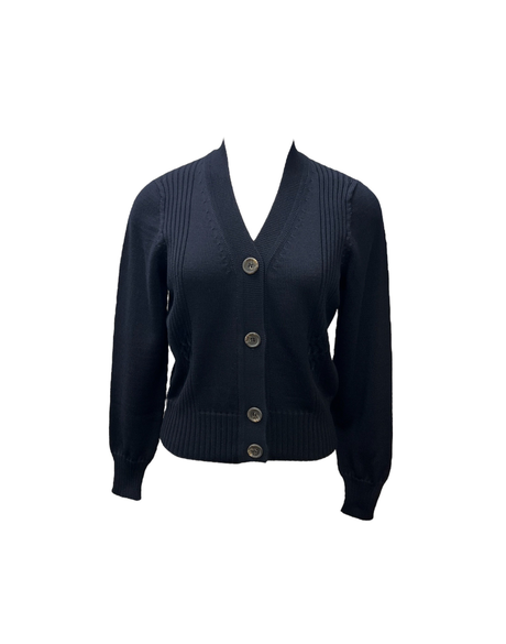 Merino Cable Jacket (Navy)