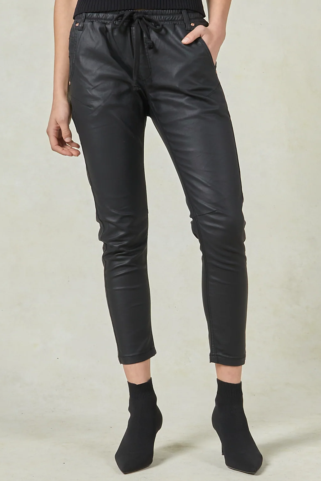Active Coated Jeans (Coated Black) - Labels-Dri Coper : Just Looking -  Dricoper W23