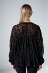 Mesh Batwing Top (Black)