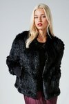 Antibes Fur Jacket (Black)