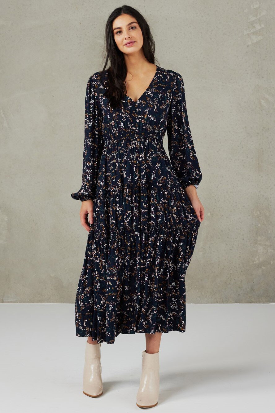 Delilah Dress (Wildflower) - Dresses : Just Looking - Et Alia W23 SALE 25%