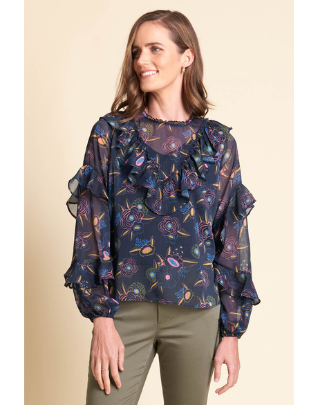 Blouse, Ruffles (Fantasy Garden)