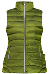 Emily Peplum Vest (Avocado)