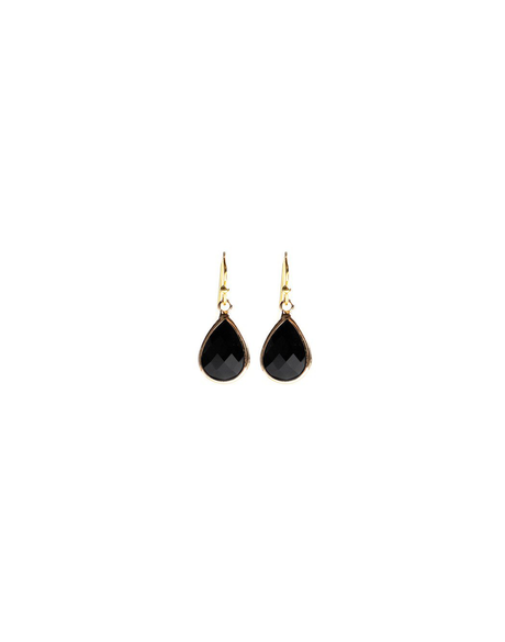 Teardrop Earrings (Black)