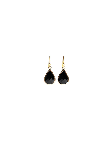 Teardrop Earrings (Black)