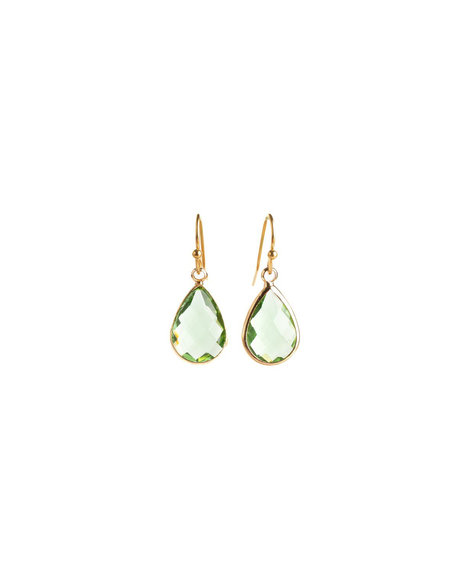 Teardrop Earrings (Green)