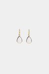 Teardrop Earrings (White)