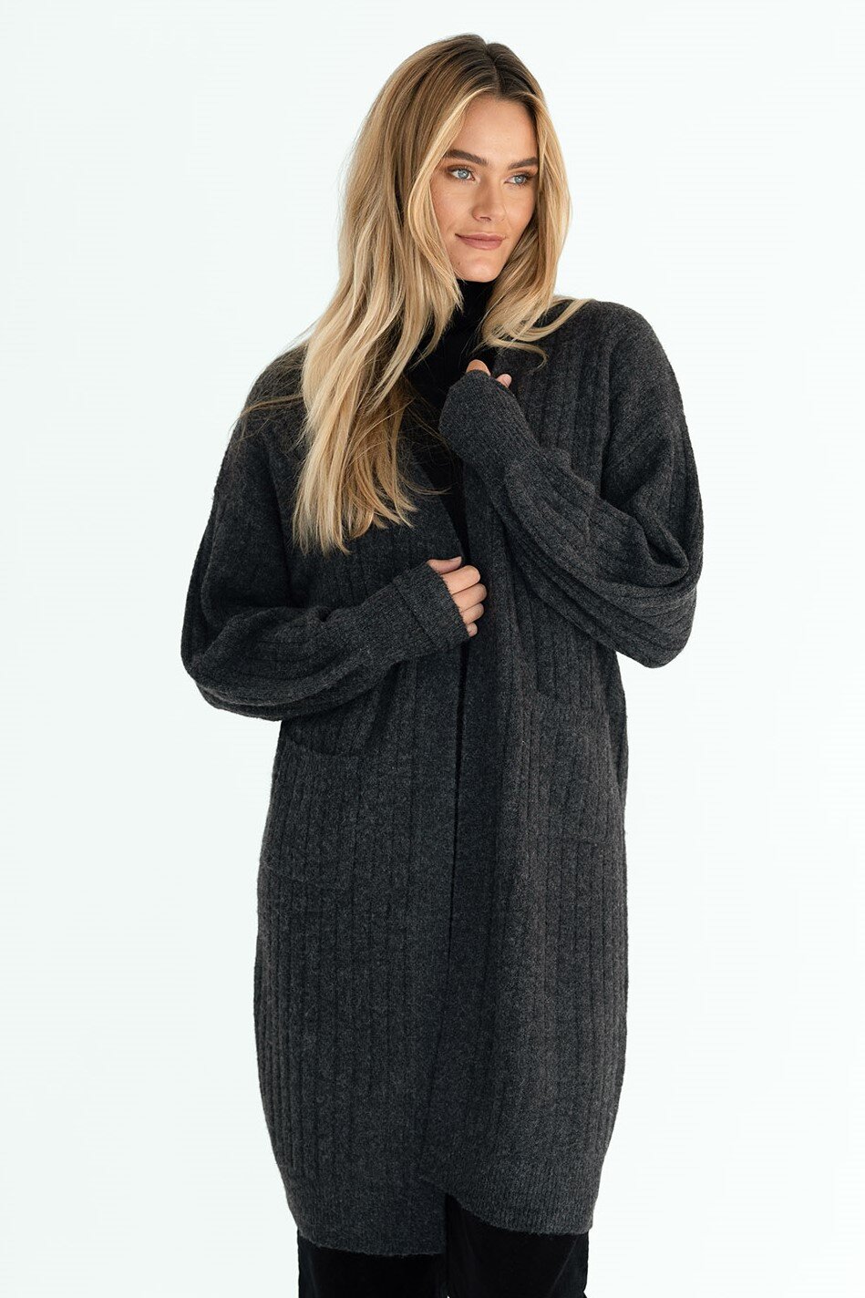 Evie Cardi in Charcoal Evie Cardi in Charcoal