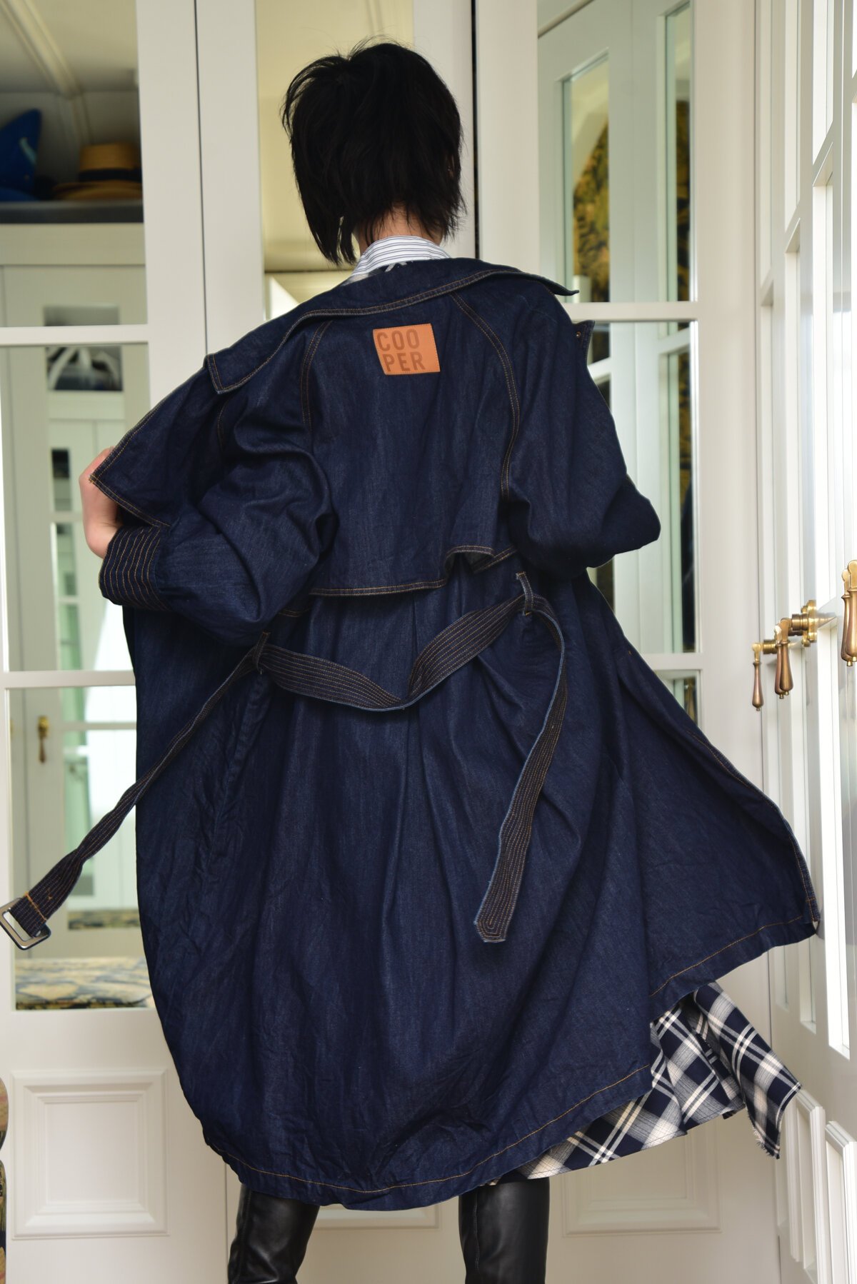 Trench Press Trenchcoat (Denim) - Jackets / Coats : Just Looking