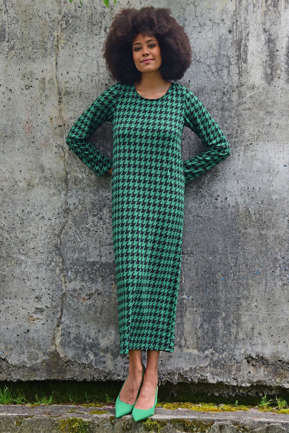 Miss-A-Pleater Dress (Green) - Dresses : Just Looking - Curate W23 SALE 25% Miss-A-Pleater Dress (Green) - Dresses : Just Looking - Curate W23 SALE 25%