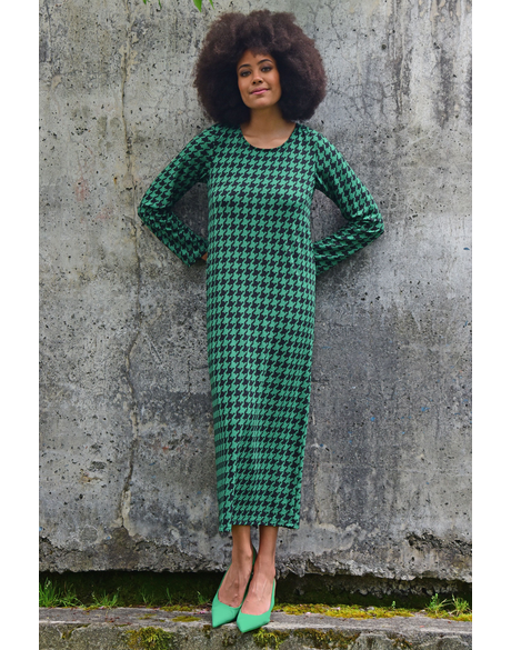 Miss-A-Pleater Dress (Green)