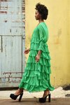 Layer Of The Day Dress (Green)