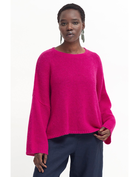 Agna Sweater (Bright Pink)