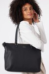 Greta Shoulder Bag (Black Bubble)