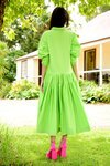 Holiday Romance Dress (Lime)