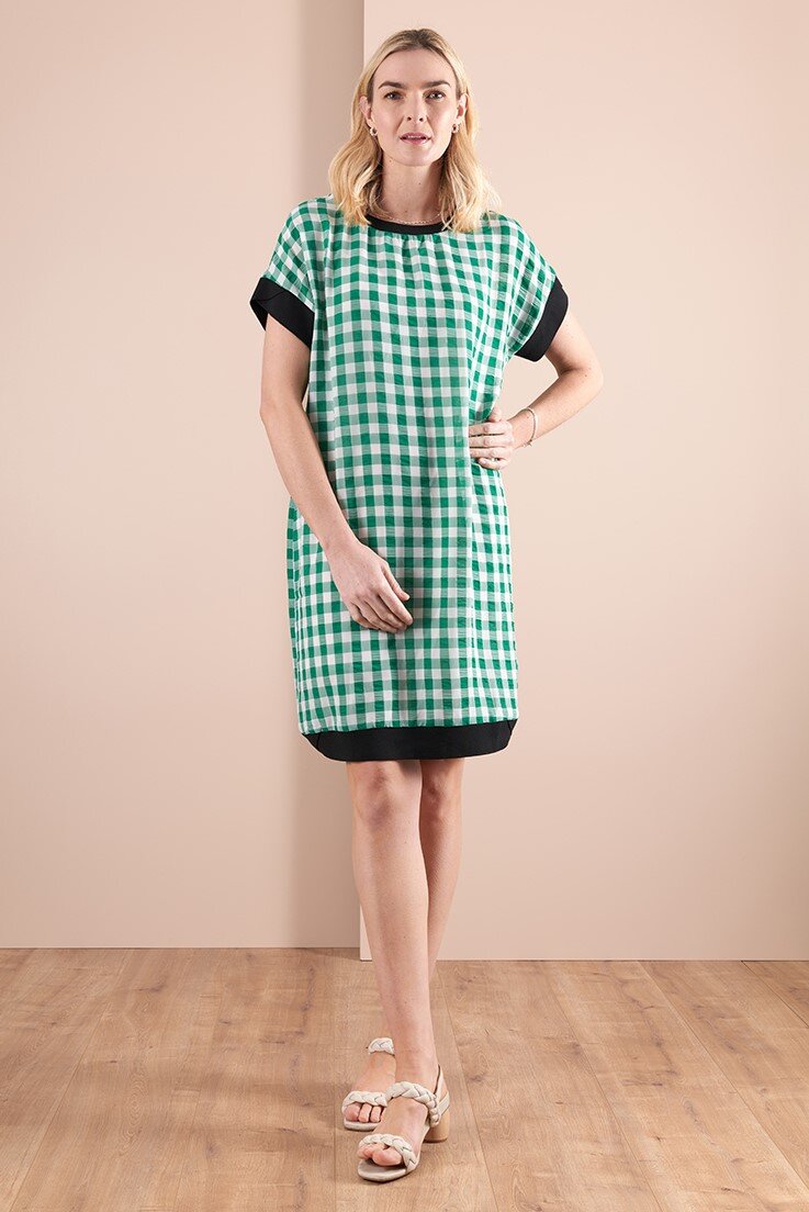 slim fit dress slacks Checkmate Dress M / Green