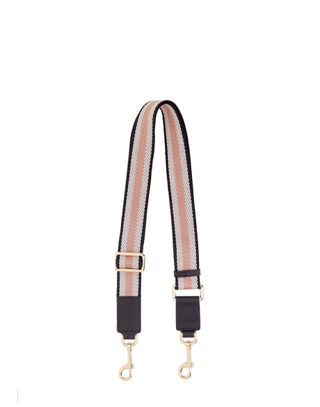 Feature Strap Webbing (Black+Pink+White)