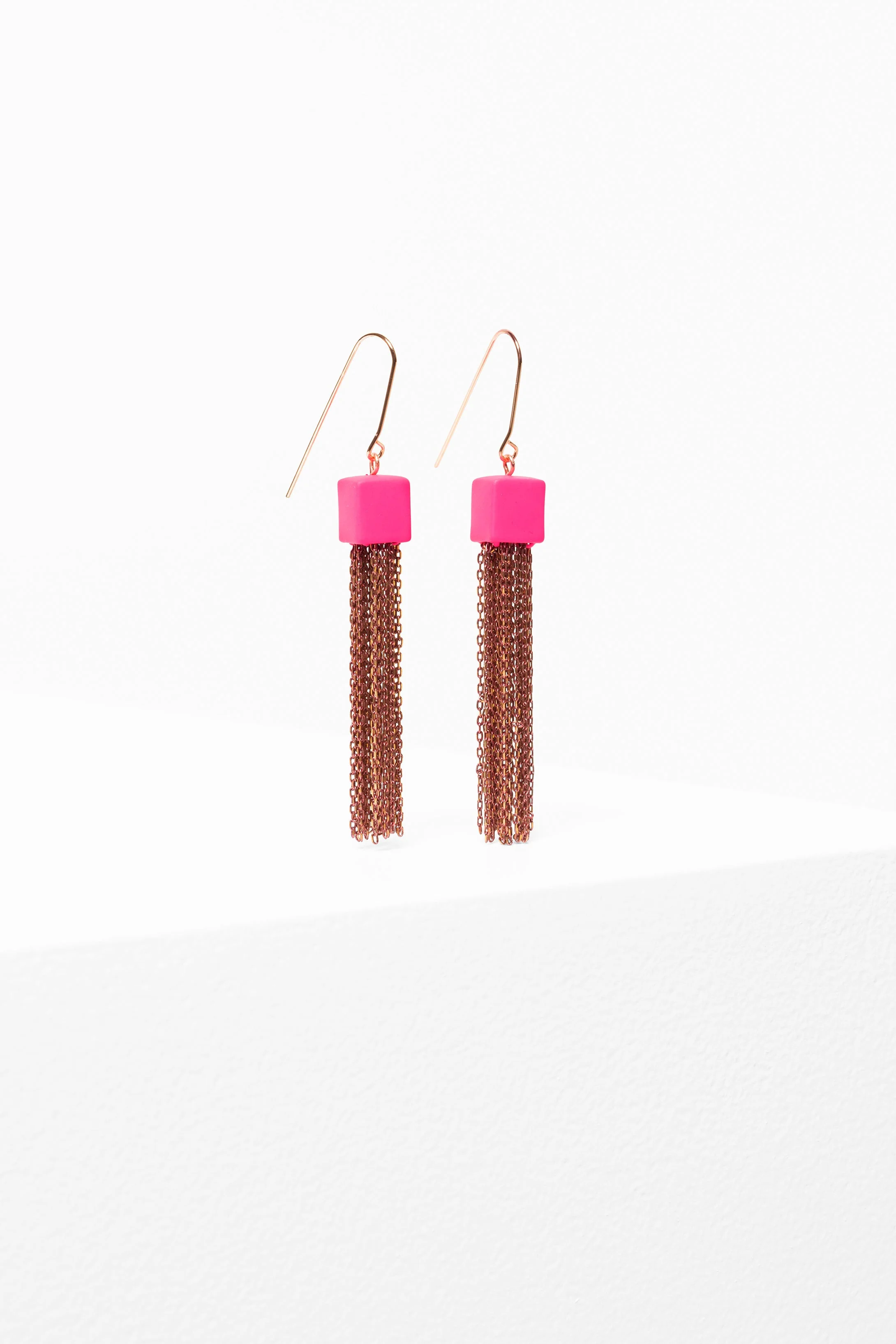 Taz Earrings (Hot Pink) - Accessories-Jewellery : Just Looking - Elk Core