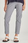 Check Cuffed Hepburn (Navy Check)