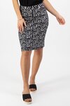 Printed Lightweight Skirt w/ Centre Back Vent (Cairns)