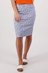 Denim Skirt With Back Vent (Camilla)